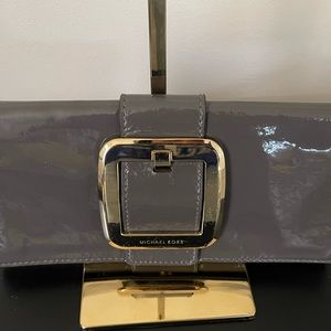 Michael Kors Grey clutch.